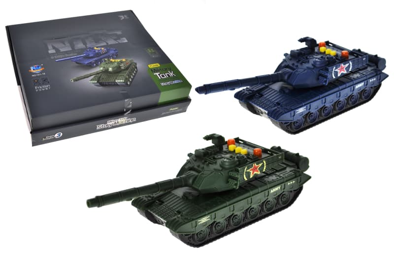Танк інерційний 101-18 озвучений, зі світлом, в блоці 8шт р.37,9x34,5x7,8 см YG Toys
