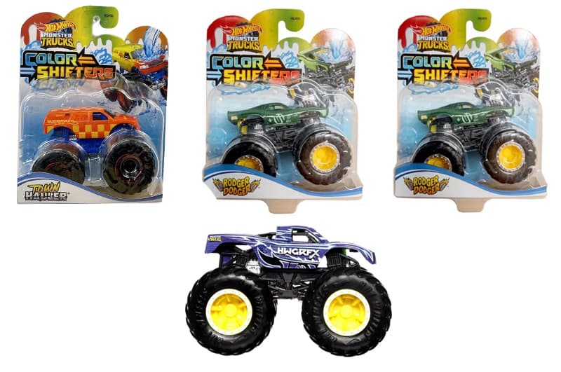 Машинка-позашляховик HGX06 "Зміни колір" серії "Monster Trucks" Hot Wheels (в ас.)