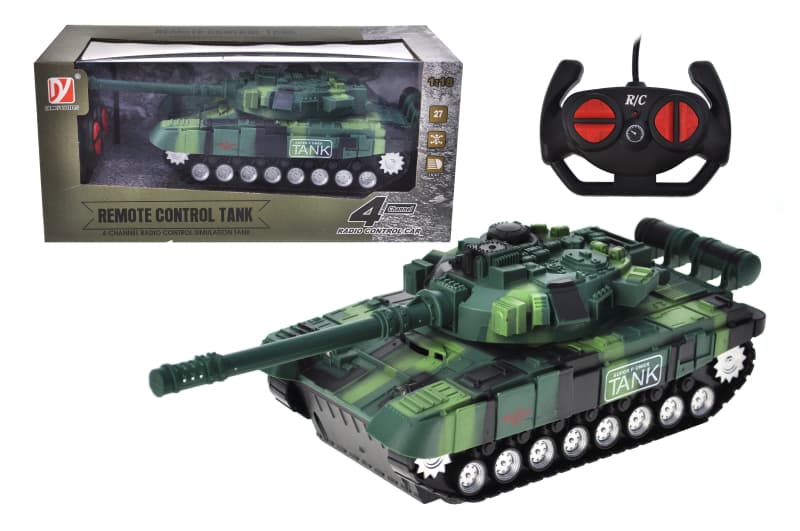 Танк на радіокеруванні, акумулятор, в коробці A8863-134 р.29,5*12,5*13,5см
