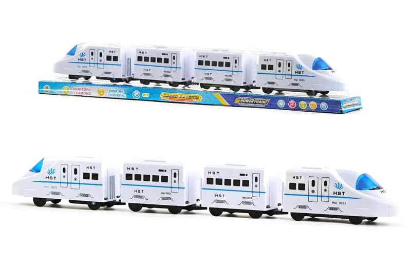Потяг 0017/0019 на батарейки, музика, світло, 2 види, ковпак 66*7,7*10 см