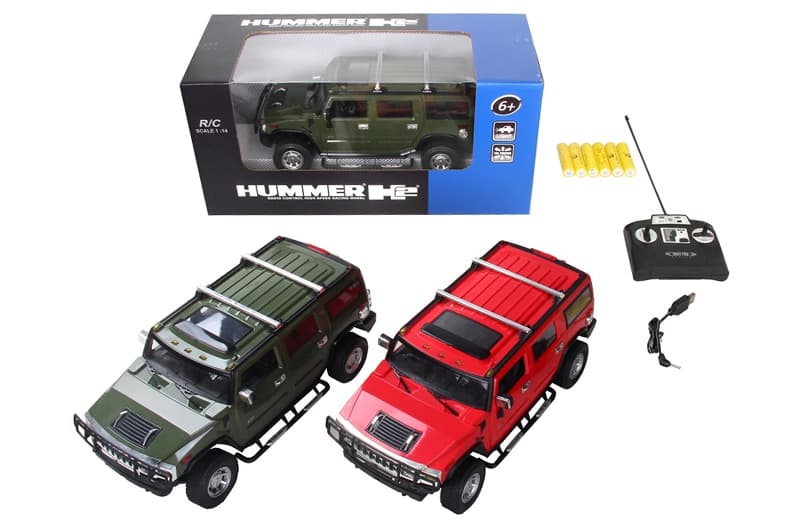 Машина на радіокеруванні HUMMER 2026 акумулятор в коробці р. 35*17*16см