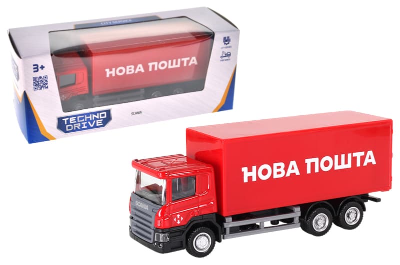 Машина 250414U "SCANIA "НОВА ПОШТА" TECHNO DRIVE