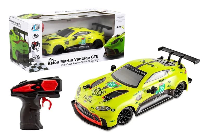 Автомобіль на р/к - 124RAMG ASTON MARTIN NEW VANTAGE GTE (1:24, 2.4Ghz, зелений) KS DRIVE