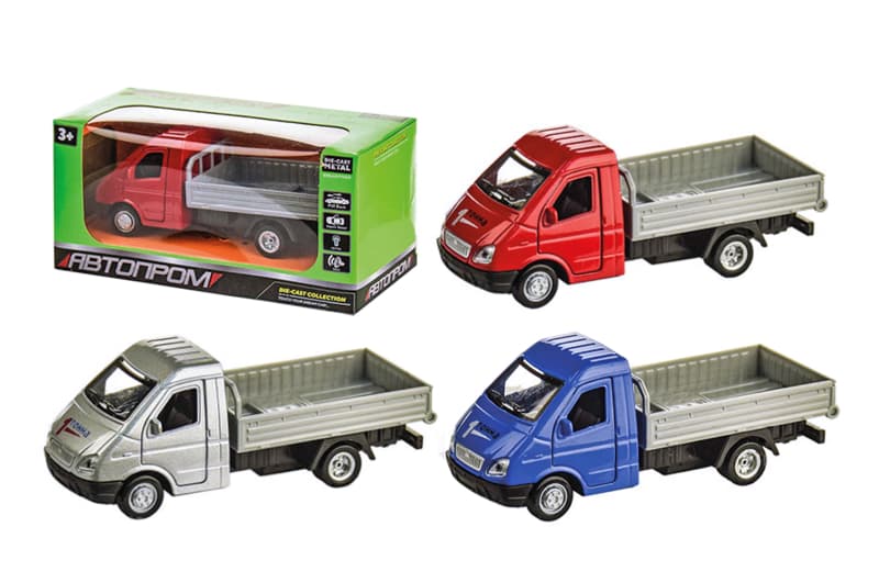 Машина металева 3274 "Автопром",1:32-36, світло, звук, в коробці 15*7*6,8 см