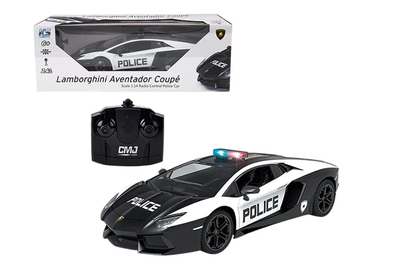 Автомобіль 114GLPCWB LAMBORGHINI AVENTADOR POLICE на радіокеруванні (1:14, 2.4Ghz) KS DRIVER