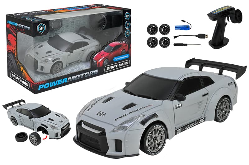 Машина на радіокеруванні PM3425-2 "POWERMOTORS" 1:20, акумулятор, підсвітка,10км/год, у коробці