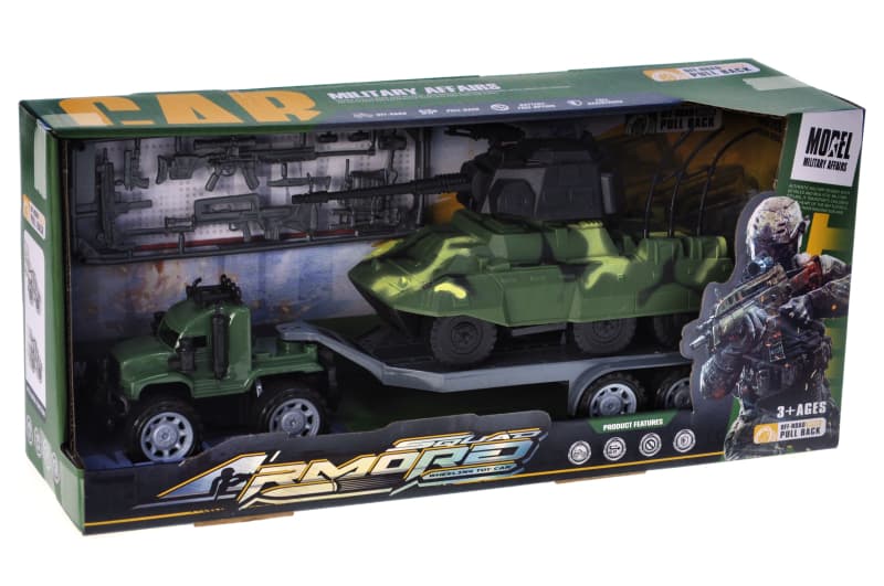 Машина 4-6 військова з набором, в коробці р.39,5x11,5x17,5 см YG Toys