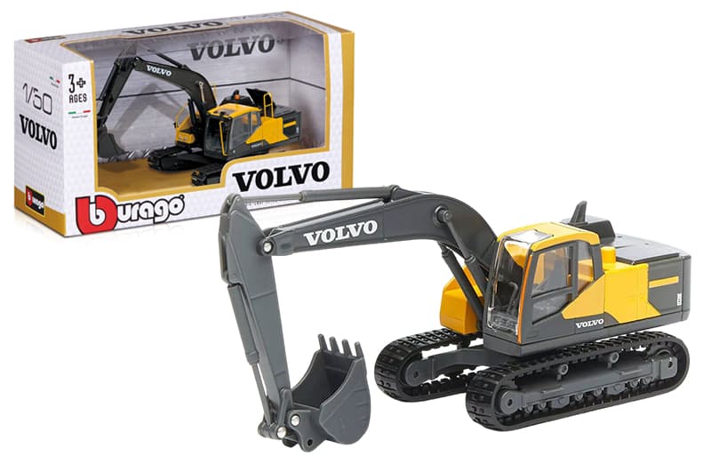 Екскаватор 18-32086 "VOLVO EC220E" в коробці Bburago
