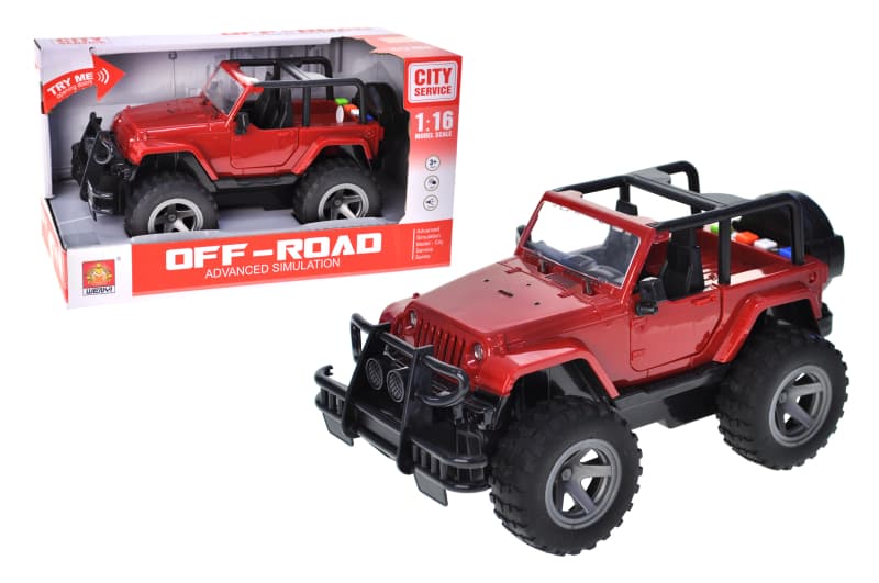 Машина інерційна, озвучена, зі світлом, в коробці WY390A р.27,5*14*16см