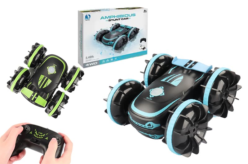 Трюкач-амфібія JC4 на радіокеруванні акумулятор, USB, 2 кольори кор.25,5*8*17 см