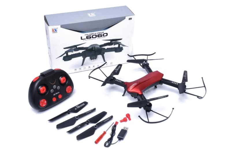 Р.У.Квадрокоптер-трансформер L6060W с гироскопом,камера,WiFi,FPV,аккум.USB 2цв.28,5*19*7,5 /12/ (шт.)