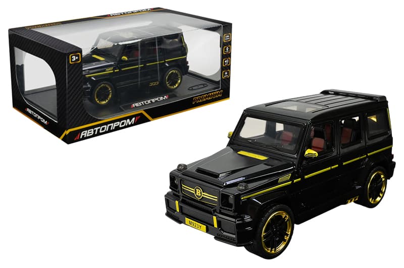 Машина металева АВТОПРОМ AP7719 чорний колір, у коробці 29x16x12,5см