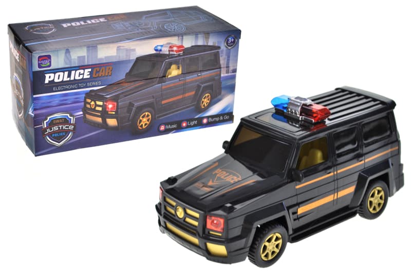 Машина 5091D "Поліція" на батарейках в коробці YG Toys