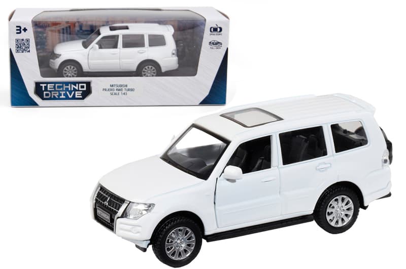 Автомодель - MITSUBISHI PAJERO 4WD TURBO (білий) 250283