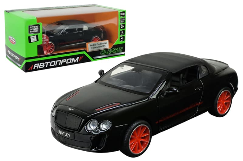 Машина мет 68313 1:32 Bentley Continental Supersports ISR,батар, світ.,звук,відкр..двері, коробка 18x9x9см АВТОПРОМ