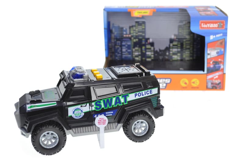 Джип "SWAT" інерційний з музикою і світлом, в коробці 2018-1L р.21*11*13см