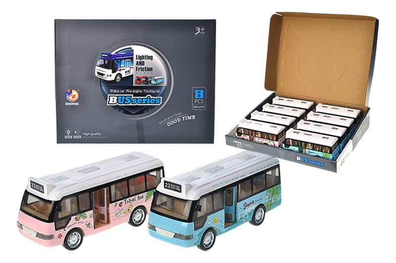 Автобус інерційний 7723 в блоці 8шт р.35x27,2x7,1см YG Toys