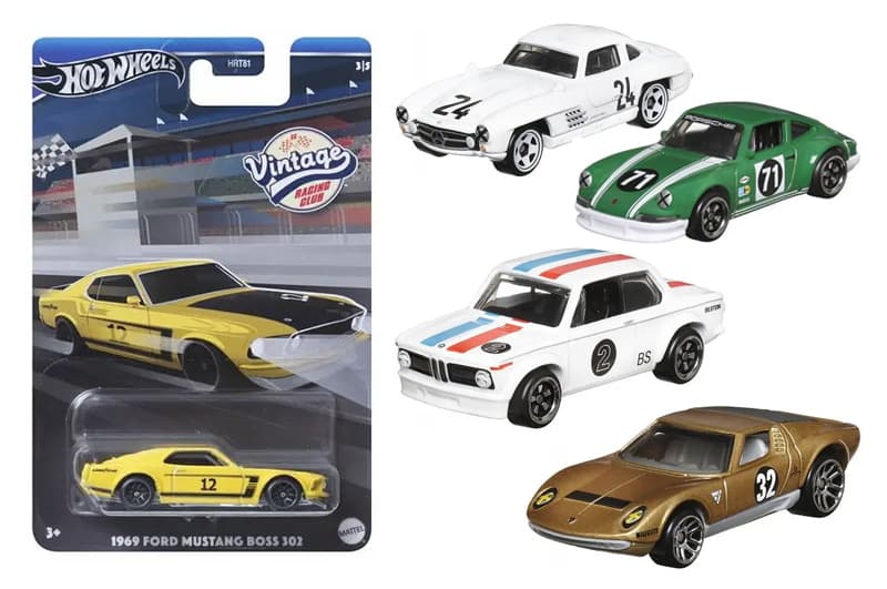 Тематична машинка "Вінтажні перегонові" Hot Wheels (в ас.) HRT81