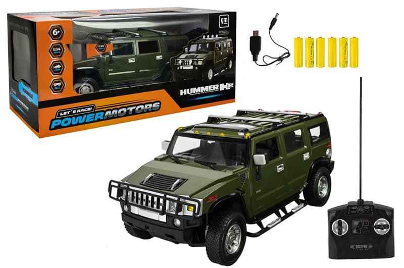Машина на радіокеруванні PM1401 "POWERMOTORS",1:14 HUMMER H2 акумулятор,у коробці р.49x23x23см.