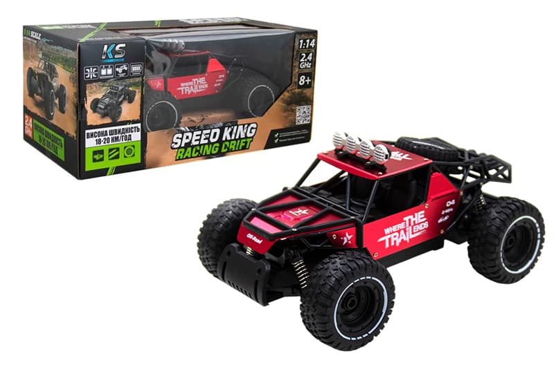 Автомобіль на раділкеруванні SL-309RHMR 1:14 OFF-ROAD CRAWLER - RACE (матовий червоний, метал. корпус, акум.6V, ) SULONG TOYS