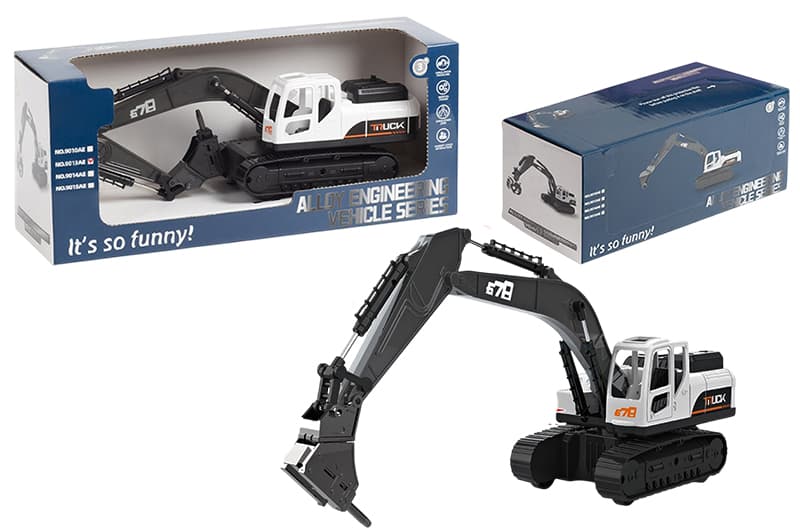 Екскаватор 9013AE металевий, інерційний в коробці р.30x10,3x13,3 см YG Toys