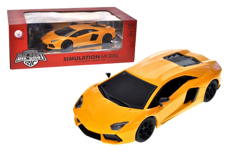 Машина "Lamborghini" металева, на радіокеруванні, акумулятор, в коробці JT039 р.30*15,6*11,1 см