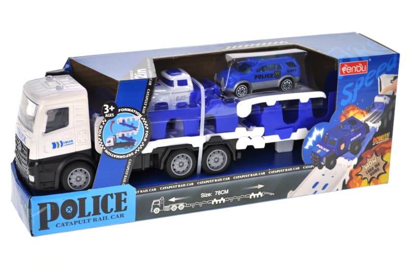 Автовоз "Поліція" з запуском в коробці 8900 р.31x7x11,5см YG Toys