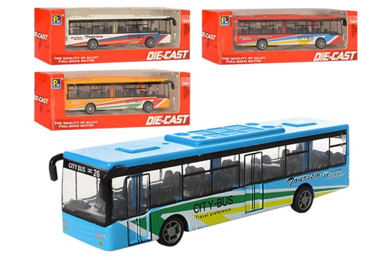 Автобус металевий інерційний в коробці 1210-1D17 р.20*6,5*4,5см