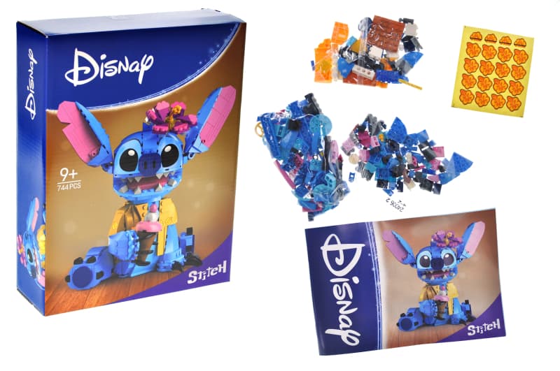 Конструктор Стіч Stitch, 744 деталі,в коробці р.30x23x8см