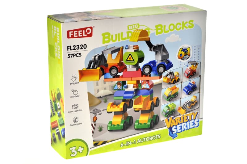 Конструктор FL2320 "Робот" 57 дет. р.30x8x26 см YG Toys