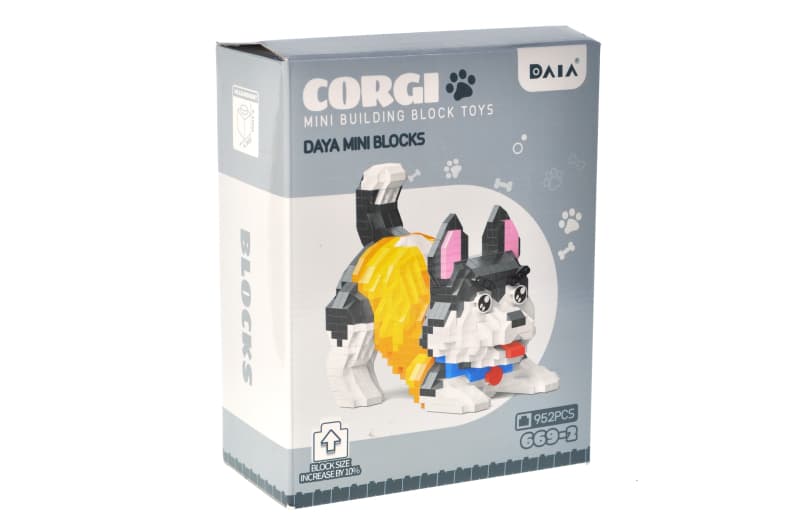 Конструктор 66293 Daya Mini Blocks серії "Corgi" 952 деталей, в коробці р.14x7x18 см