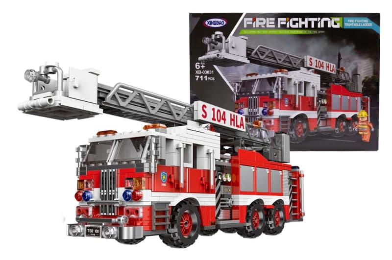 Конструктор "Пожежна машина" 711дет XB-03031 (Р) р.49*7*35см