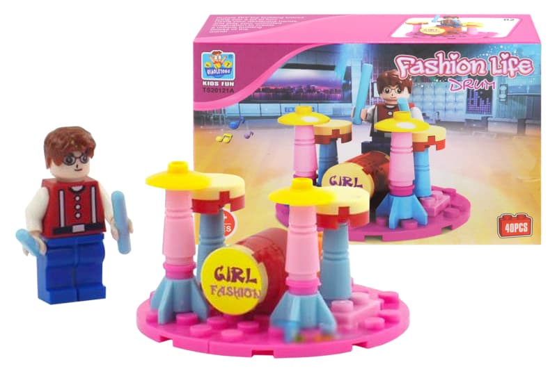 Конструктор "Fashion life" "Барабанщик" TS20121A-2 р.14,2х9,2х4,3 см.