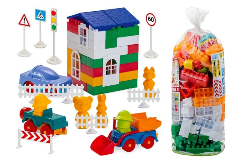 Конструктор блочний 1-053 "Лідер" №4 (150 деталей) Colorplast