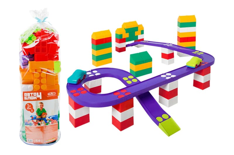 Конструктор "Авто-Блок" №4 88 деталей 1807 Colorplast