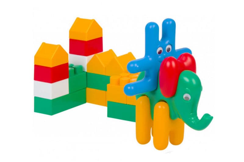 Конструктор "Зоо-Блок" №1 21 деталь 1869 Colorplast