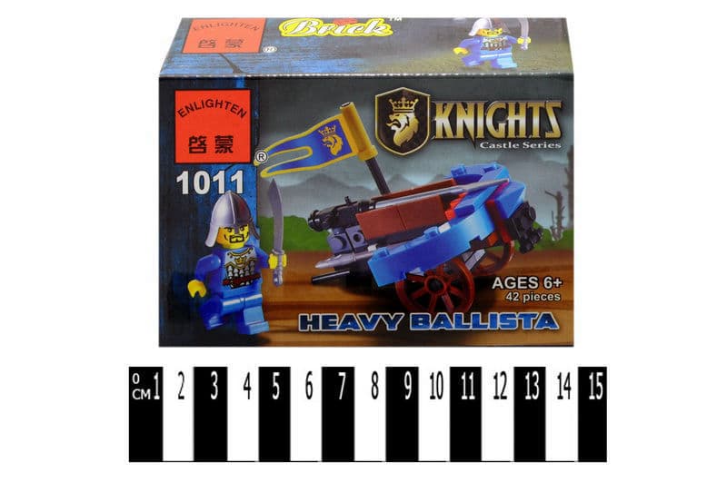 Конструктор "Лицар" 27 дет. 1011 р.13,8х9,5х4,5 см.