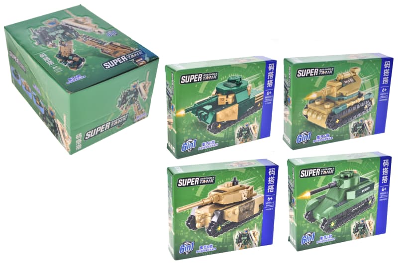 Конструктор MZ1002 "Super Assemble Fighter" 6в1 в дисплеї 6 шт. р.19,6x15,2x26,6 см YG Toys