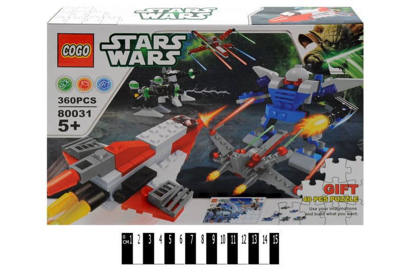 Конструктор STAR WAR 80031 360 дет. р.32х21,5х6 см. (шт.)