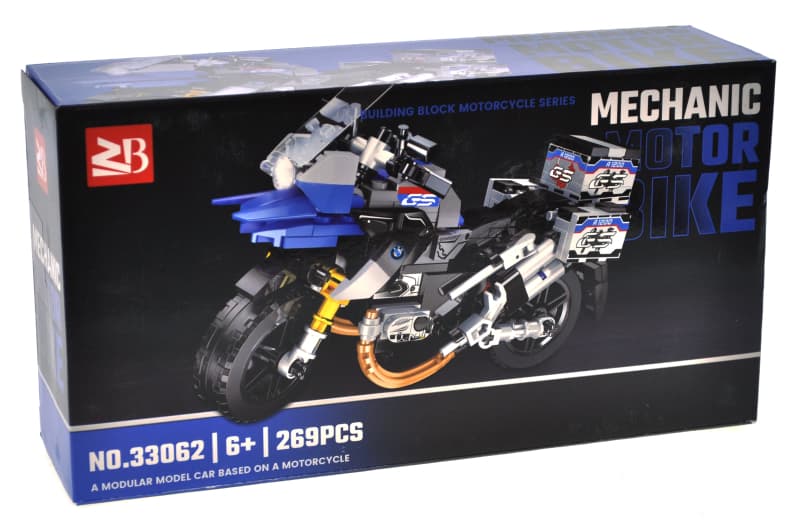 Конструктор 33062 "Мотоцикл" 269 дет. в коробці р.26x14x7 см YG Toys