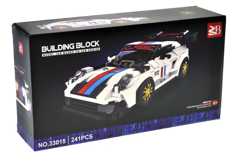 Конструктор 33015 "Гоночна машина" 241 дет. в коробці р.26x14x7 см YG Toys