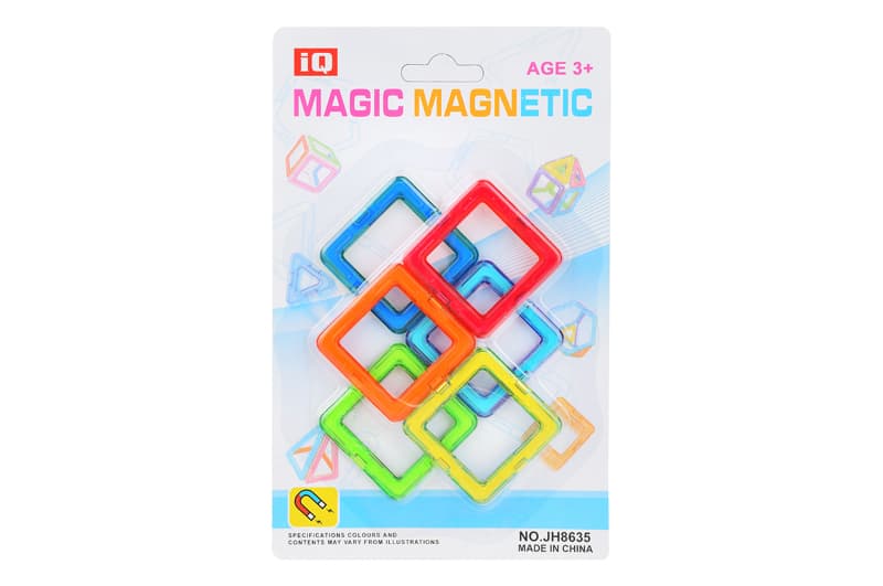 Конструктор магнітний MAGIC MAGNETIC JH8635B 6дет.лист 19,5*1*12,5 см