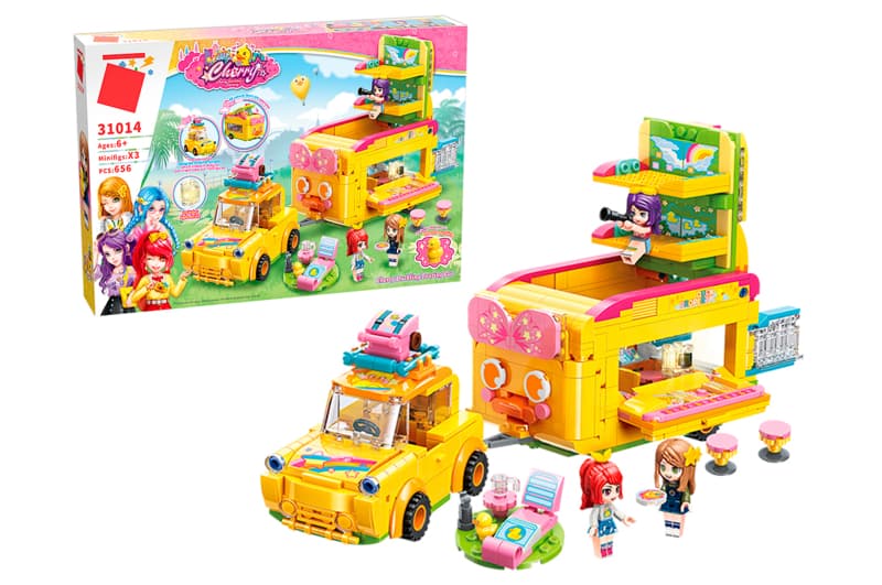 Конструктор 31014 Cherry Duckling Touring Car 656 деталей коробка 52*6,5*34