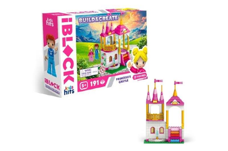 Конструктор Kids hits IBLOCK JUNIOR KH08/007/2 191 деталь, коробка 24*16*6 см