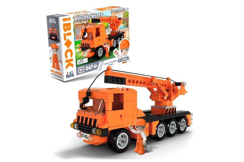 Конструктор Kids hits IBLOCK JUNIOR KH53/002/5 267 деталей, коробка 32*5*21,5 см