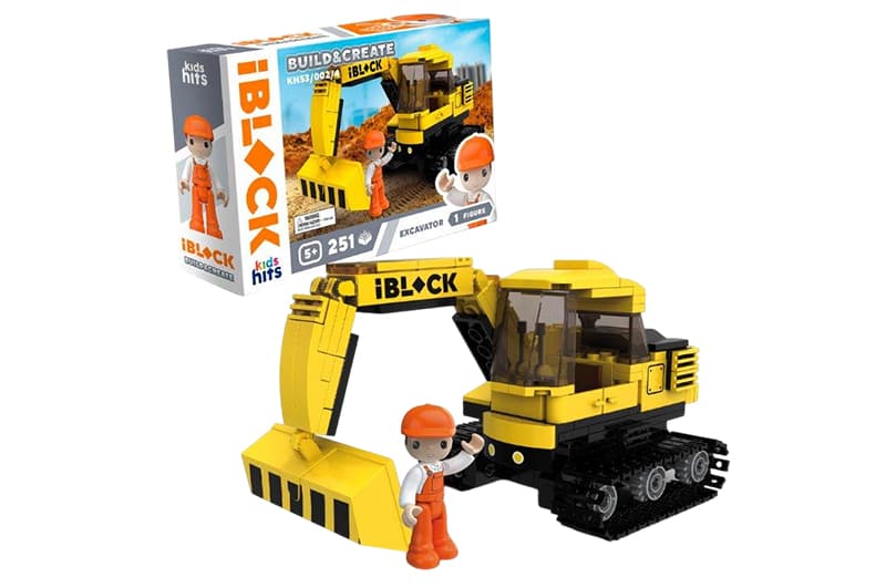 Конструктор Kids hits IBLOCK JUNIOR KH53/002/4 251 дет, короб. 24*6*16см