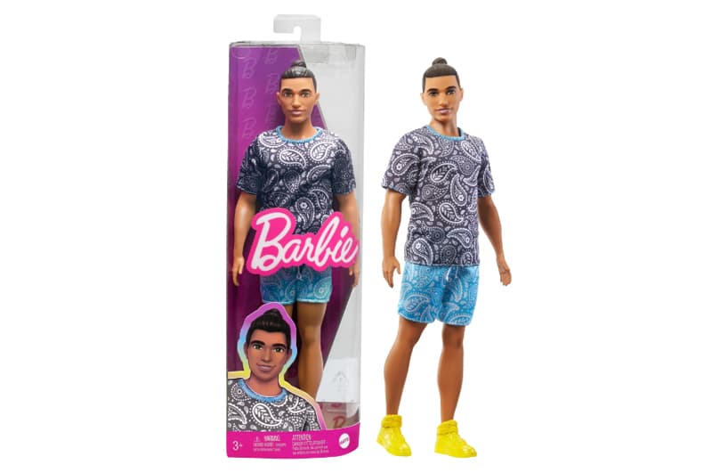 Лялька Кен "Модник" в футболці з візерунком пейслі Barbie