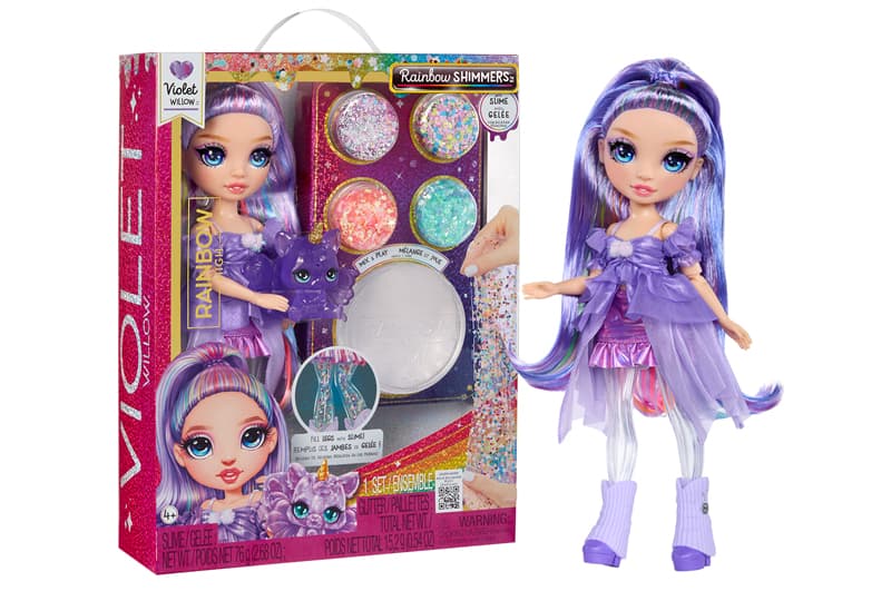 Ігровий набір з лялькою 122425 ВІОЛЕТТА серії "Rainbow Shimmers" (зі слаймом) RAINBOW HIGH