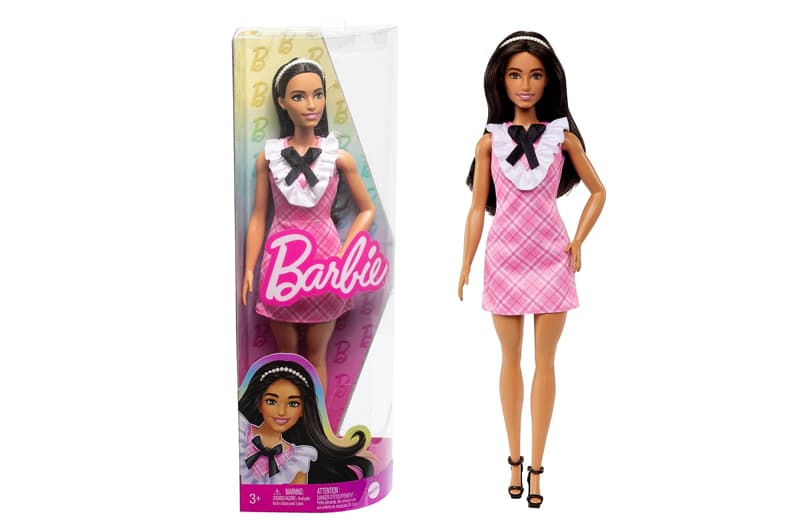 Лялька Barbie "Модниця" в рожевій сукні з жабо HJT06 BARBIE FASHION AND BEAUTY