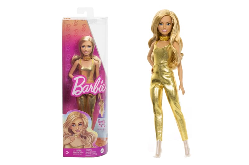 Лялька Barbie HRH19 "Модниця" в золотистому комбінезоні BARBIE FASHION AND BEAUTY